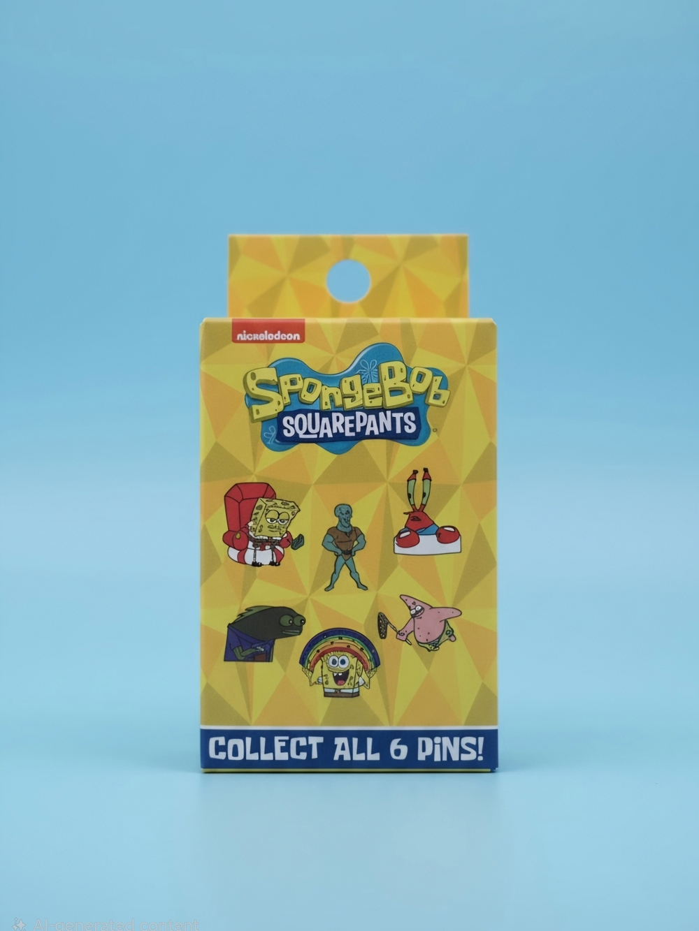 SpongeBob Pins Packaging